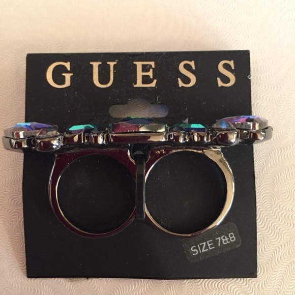 Guess Jewelry - 4/$25 New Guess Double Ring Size 7/8